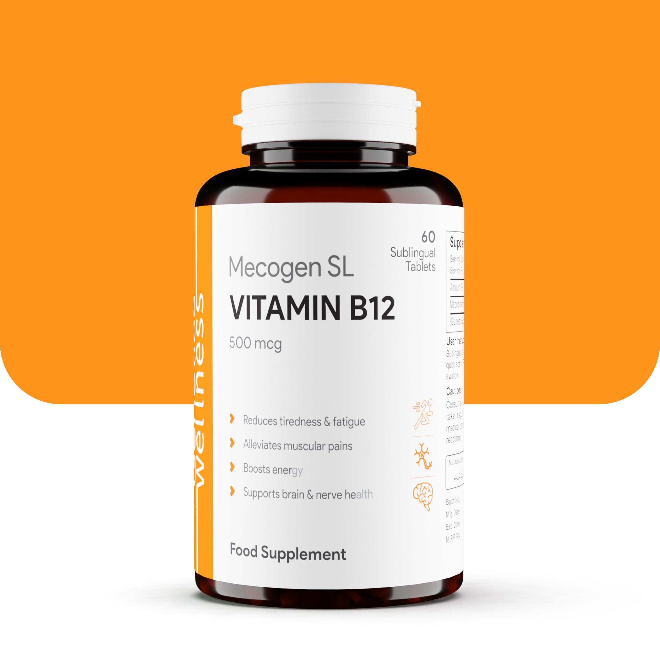 Mecogen SL Vitamin B12 - 500mcg