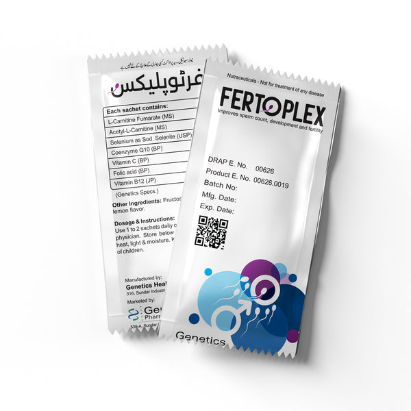 Fertoplex - Sachets For Male Reproductive Health  Genetics Wellness