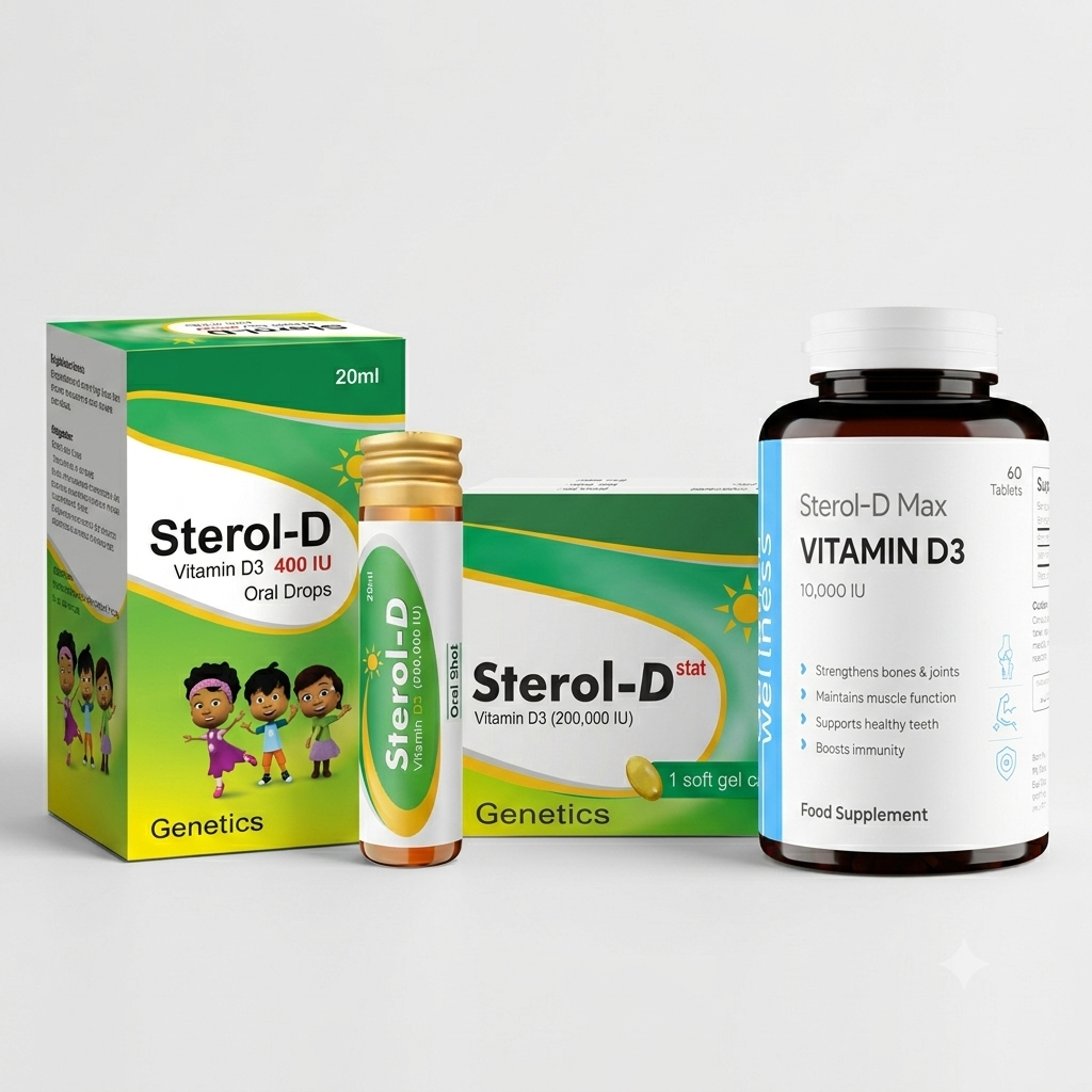 Sterol-D Product Guide: What's the Difference Between Sterol-D Max, Sterol-D Stat, Sterol-D Drops, and Sterol-D Oral Shot?