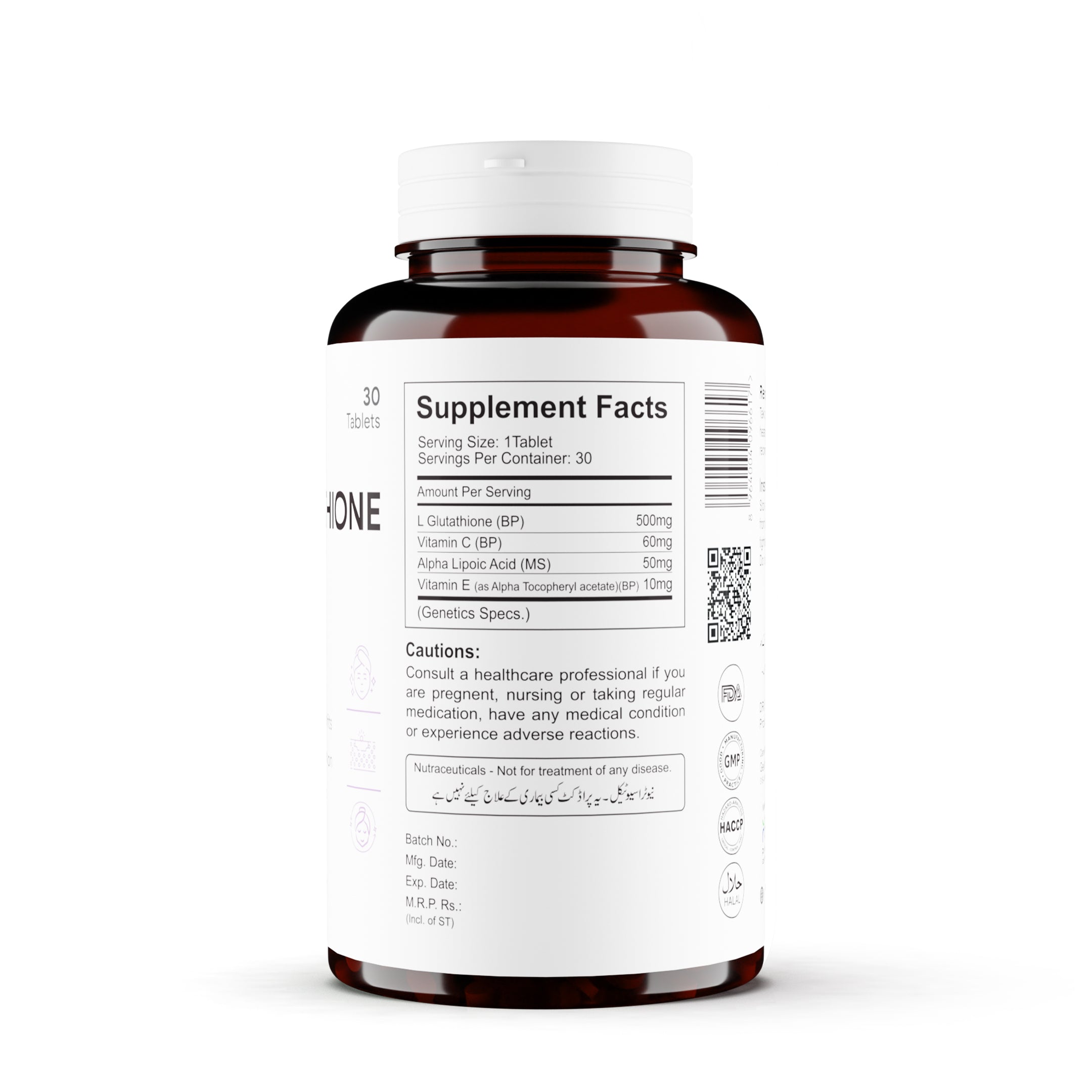 Gen-wit L-Gultathione 500mg