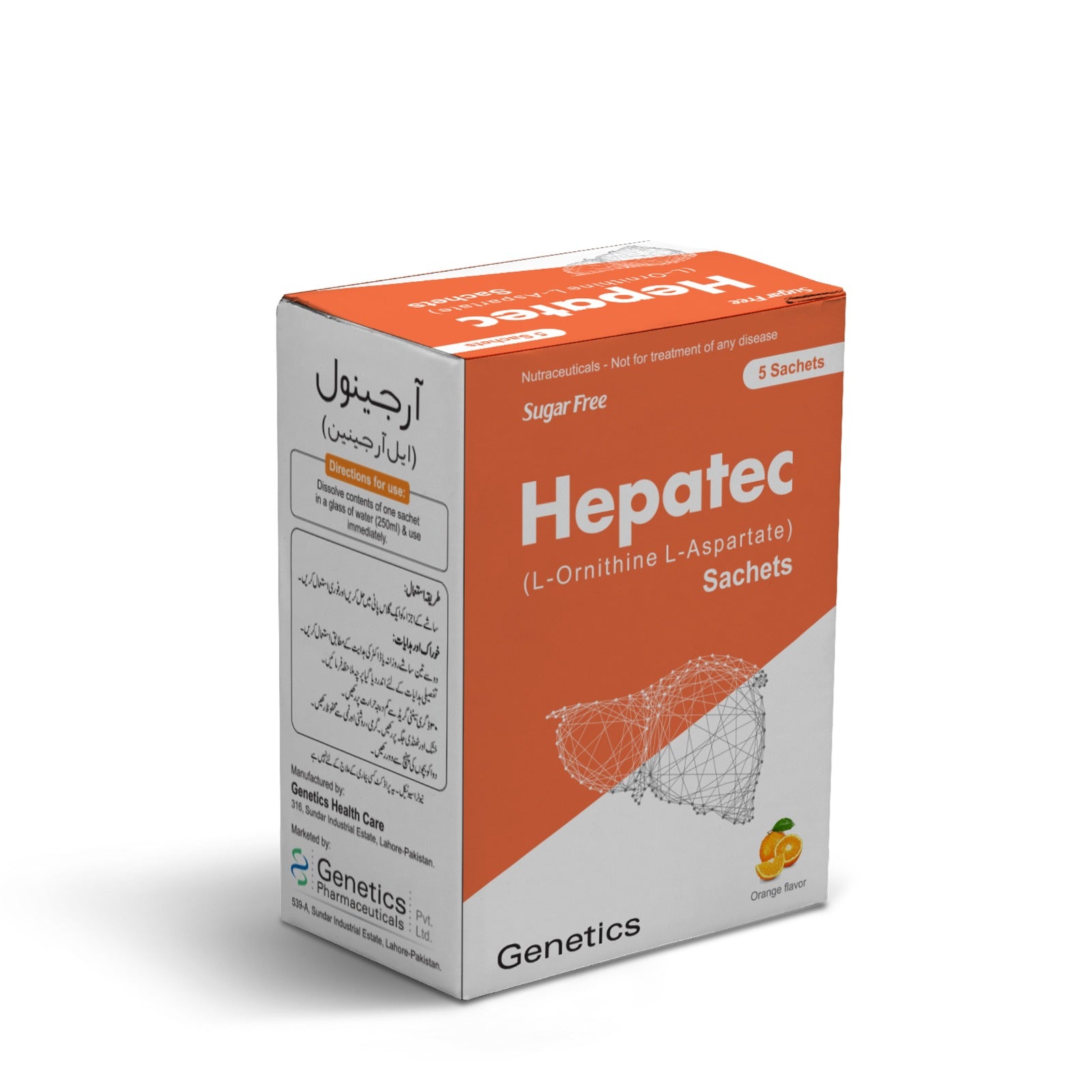 Hepatec Sachets are L-ornithine L-Aspartate sachets for liver health 
