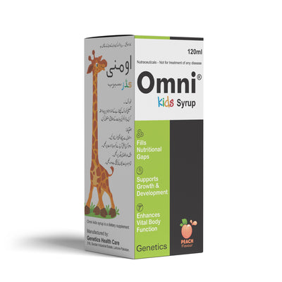 Multivitamin kids syrup for growth and development, energy and immunity.