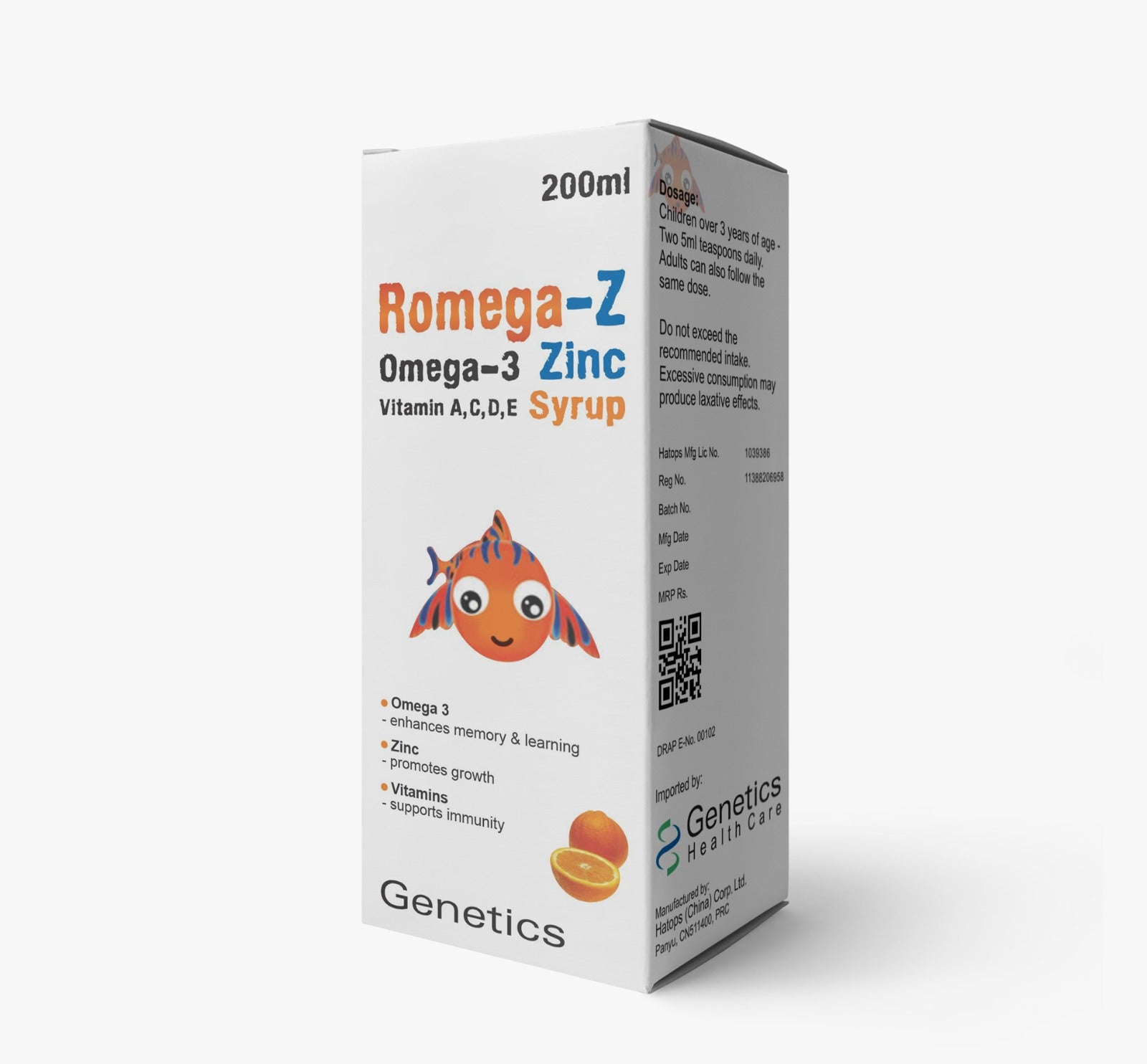 Romega-Z syrup