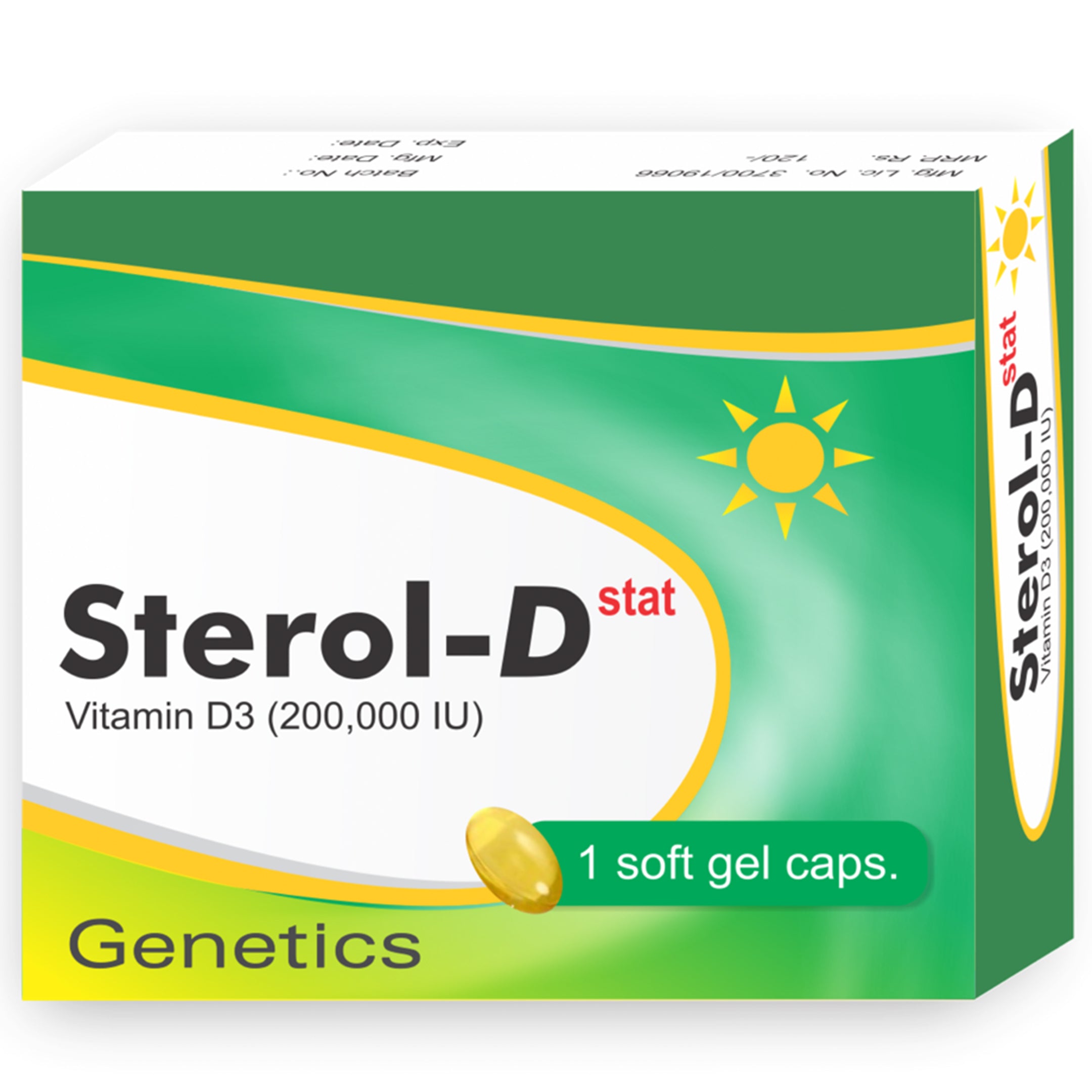 Sterol-D Stat Vitamin D3 supplement for bone health and calcium absorption