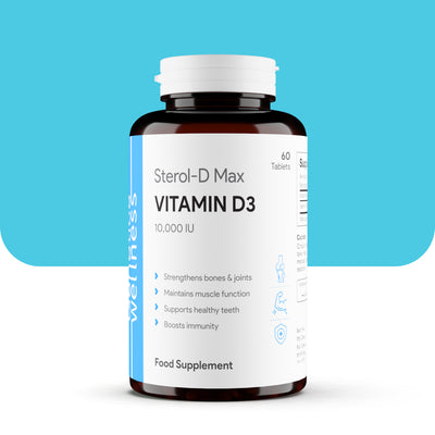 Vitamin D3 for strong teeth and bones, improved immunity and reduce risk of vitamin D deficiency  