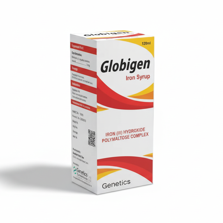 Globigen Syrup helps prevent and treat iron deficiency anemia while supporting healthy hemoglobin and red blood cell production, energy and vitality.